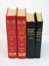 Cover art for Lot of 5 William Shirer RISE & FALL OF THE THIRD REICH BERLIN DIARY THIS IS BERLIN Easton Press