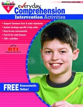 Cover art for Newmark Learning Grade 4 Everyday Comprehension Intervention Activities Aid Book (Eia)