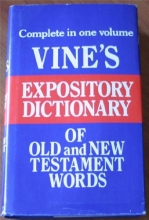 Cover art for Vine's Expository Dictionary of Old and New Testament Words