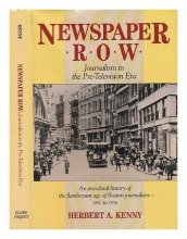 Cover art for Newspaper row: Journalism in the pre-television era