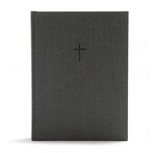 Cover art for CSB Apologetics Study Bible, Charcoal Cloth Over Board, Black Letter, Defend Your Faith, Study Notes and Commentary, Ribbon Marker, Sewn Binding, Easy-to-Read Bible Serif Type