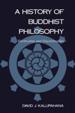 Cover art for History of Buddhist Philosophy: Continuities and Discontinuities (National Foreign Language Center Technical Reports)