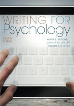 Cover art for Writing for Psychology