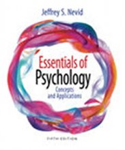 Cover art for Essentials of Psychology: Concepts and Applications