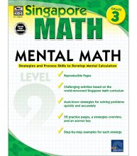 Cover art for Singapore Math – Mental Math Level 2 Workbook for 3rd Grade, Paperback, 64 Pages, Ages 8–9 with Answer Key