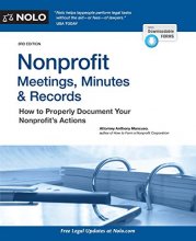 Cover art for Nonprofit Meetings, Minutes & Records: How to Properly Document Your Nonprofit's Actions