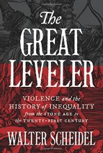 Cover art for The Great Leveler: Violence and the History of Inequality from the Stone Age to the Twenty-First Century (The Princeton Economic History of the Western World, 69)