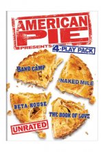 Cover art for American Pie Presents: Unrated 4-Play Pack (Band Camp / The Naked Mile / Beta House / The Book of Love)