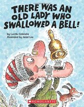 Cover art for There Was an Old Lady Who Swallowed a Bell! (A Board Book)