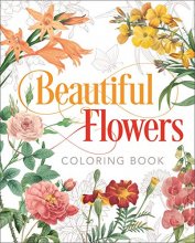 Cover art for Beautiful Flowers Coloring Book