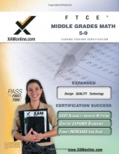 Cover art for FTCE Middle Grades Math 5-9 Teacher Certification Test Prep Study Guide (XAM FTCE)