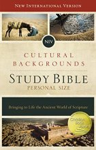 Cover art for NIV, Cultural Backgrounds Study Bible, Personal Size, Hardcover, Red Letter: Bringing to Life the Ancient World of Scripture