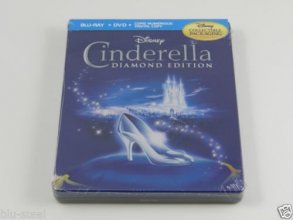 Cover art for Cinderella Diamond Edition Steelbook [Blu-ray] (Region Free)