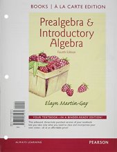 Cover art for Prealgebra & Introductory Algebra Books a la Carte Edition Plus NEW MyLab Math with Pearson eText -- Access Card Package