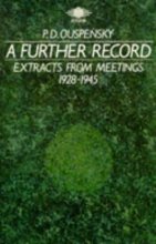 Cover art for A Further Record: Extracts from Meetings 1928-1945