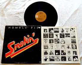 Cover art for Humble Pie LP Smokin' - A & M Records 1972 - 30 Days In the Hole - Hot 'N' Nasty - The Fixer