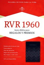 Cover art for Biblia Reina Valera 1960 para Regalos y Premios. Tapa dura, negro / Gift and Award Holy Bible RVR 1960. Hardcover, Black (Spanish Edition)