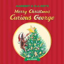 Cover art for Merry Christmas, Curious George (with Stickers)