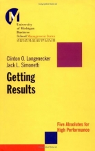 Cover art for Getting Results: Five Absolutes for High Performance