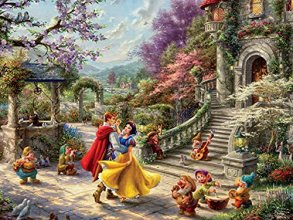 Cover art for Ceaco 750 Piece Thomas Kinkade The Disney Collection Snow White Sunlight Jigsaw Puzzle, Kids and Adults Multi-colored, 5"