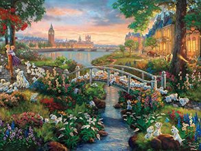 Cover art for Ceaco 750 Piece Thomas Kinkade - Disney Dreams, 101 Dalmatians Jigsaw Puzzle, Kids and Adults ,5"