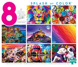 Cover art for Buffalo Games - 8-in-1 Splash of Color Puzzle Multipack