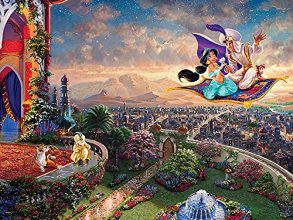 Cover art for Ceaco Thomas Kinkade The Disney Collection Aladdin Jigsaw Puzzle, 750 Pieces Basic, 5"