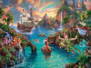 Cover art for Ceaco Thomas Kinkade The Disney Collection Peter Pan Jigsaw Puzzle, 750 Pieces Multi-colored, 5"