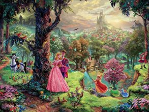 Cover art for Ceaco Thomas Kinkade The Disney Collection Sleeping Beauty Jigsaw Puzzle, 750 Pieces Multi-colored, 5"