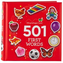 Cover art for 501 First Words (Book & Downloadable App!) (Treasury)
