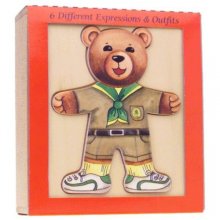Cover art for Schylling Ernest Moody Bear Wooden Puzzle