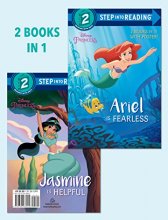 Cover art for Ariel Is Fearless/Jasmine Is Helpful (Disney Princess) (Step into Reading)