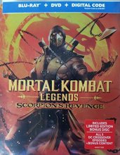 Cover art for Mortal Kombat Legends Scorpion's Revenge Steelbook DVD Blu RAy Digital
