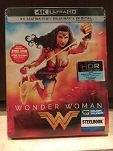 Cover art for Wonder Woman 2017 Limited Edition SteelBook [4K Ultra HD Blu-ray+Blu-ray+Digital]