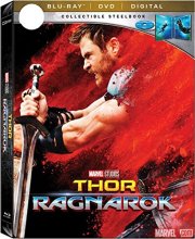 Cover art for Thor: Ragnarok Zavvi Limited Edition SteelBook New
