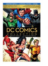 Cover art for DC Comics Collection - 6 Graphic Novels, + 6 Animated movies [Blu-ray]