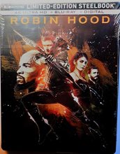 Cover art for Robin Hood 4k Ultra HD + Blu Ray + Digital Limited Edition Steelbook Set