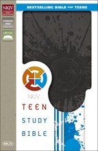 Cover art for NKJV, Teen Study Bible, Leathersoft, Gray