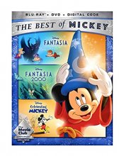 Cover art for Disney’s The Best of Mickey: Fantasia / Fantasia 2000 / Celebrating Mickey (Blu-ray + DVD + Digital Code)