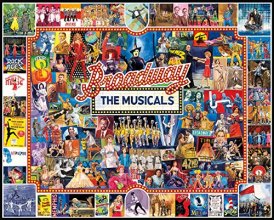 Cover art for White Mountain Puzzles Broadway, 1000 Piece Jigsaw Puzzle