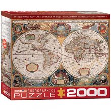 Cover art for EuroGraphics Antique Map of The World Jigsaw Puzzle (2000-Piece)