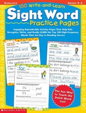 Cover art for 100 Write-and-Learn Sight Word Practice Pages: Engaging Reproducible Activity Pages That Help Kids Recognize, Write, and Really LEARN the Top 100 High-Frequency Words That are Key to Reading Success