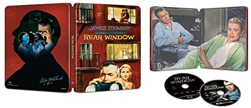 Cover art for Rear Window (Limited Edition Steelbook) [4K Ultra HD + Blu-ray + Digital HD]