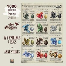Cover art for Adult Jigsaw Puzzle Anne Stokes: Wyrmlings & Eggs: 1000-piece Jigsaw Puzzles (1000-piece jigsaws)