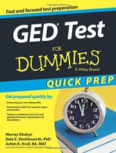Cover art for GED Test For Dummies, Quick Prep Edition (For Dummies Series)