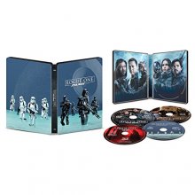 Cover art for Rogue One: A Star Wars Story - Limited Edition Steelbook [3D Blu-ray + Blu-ray]