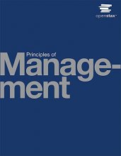 Cover art for Principles of Management by OpenStax (paperback version, B&W)