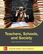 Cover art for Teachers, Schools, and Society: A Brief Introduction to Education