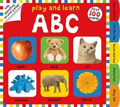 Cover art for Play and Learn ABC: First 100 Words, with Novelties on Every Page