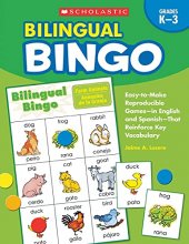 Cover art for Bilingual Bingo: Easy-to-Make Reproducible Games― in English and Spanish―That Reinforce Key Vocabulary
